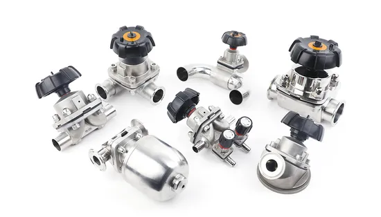 Sanitary Clamped Pneumatic Diaphragm Valves
